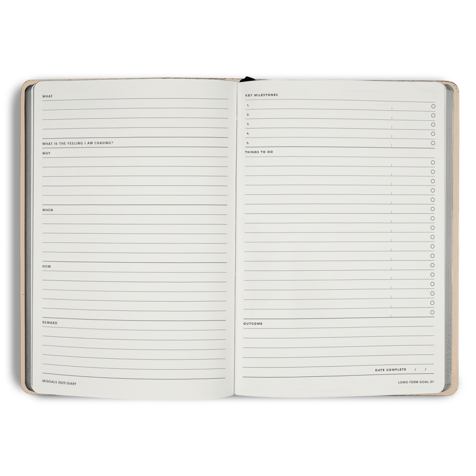 MiGoals 2025 Classic Weekly Diary Shop NZ Stockist PAPER PLANE