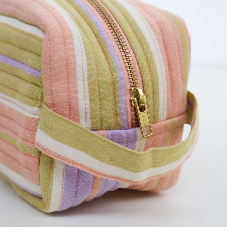 Miami Stripe Dopp Kit