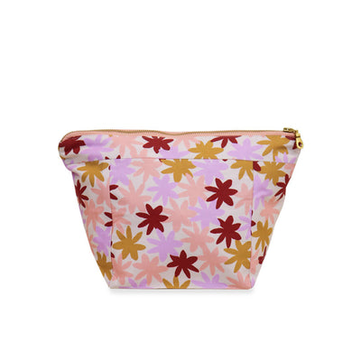 Paper Plane - Mosey Me - Peach Floral Cosmetic Case