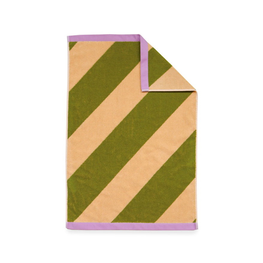 Paper Plane - Mosey Me - Pistachio Stripe Towels