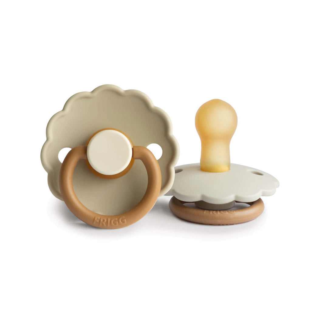 Daisy Pacifier Set - Desert