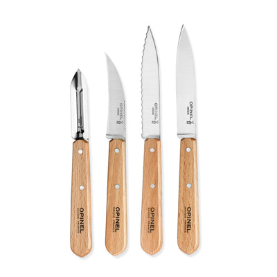 Essential Kitchen Knife Set - Wooden