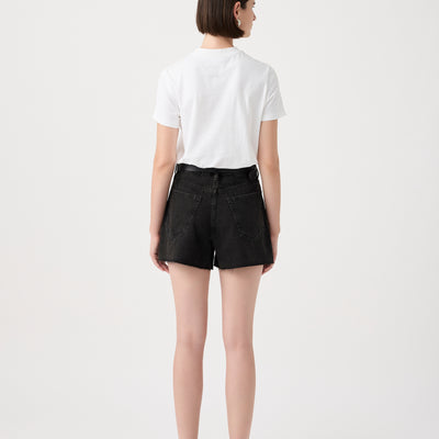 Annie Classic Denim Shorts - Aged Black