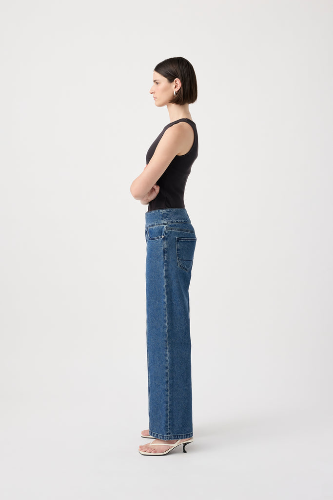 Marley Wide Leg Jean - Dusk