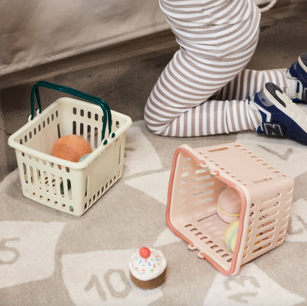 Yummy Shopping Basket - Coral