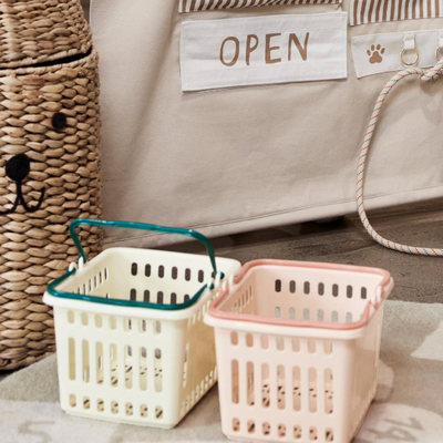 Yummy Shopping Basket - Coral