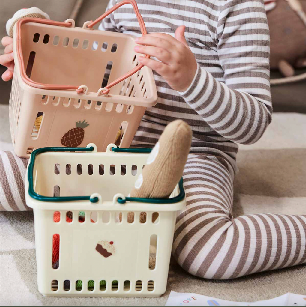 Yummy Shopping Basket - Coral