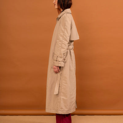 Paper Plane - Penny Sage - Sunshower Nylon Trench Coat - Cappuccino