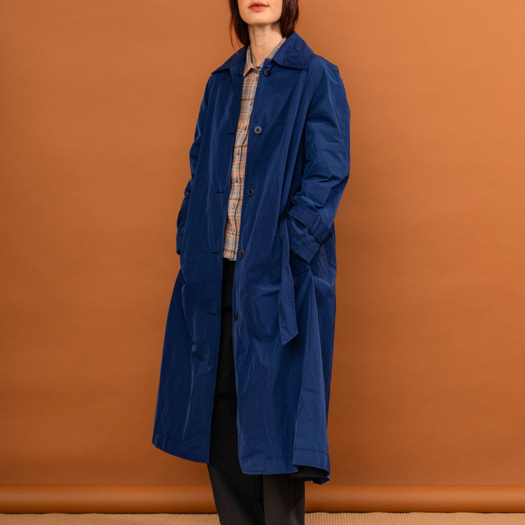 Paper Plane - Penny Sage - Sunshower Nylon Trench Coat - Mary Blue