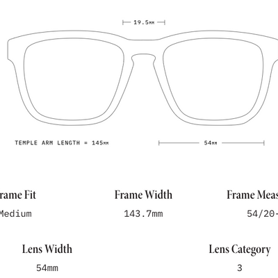 Lumis - Recycled Black / Green Polarized