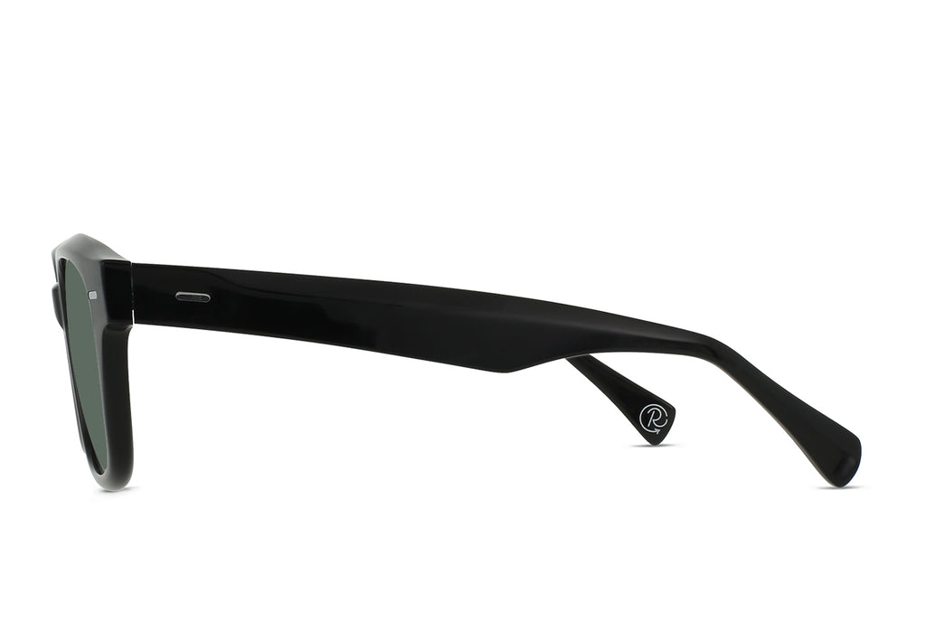 Carby - Recycled Black / Green Polarized