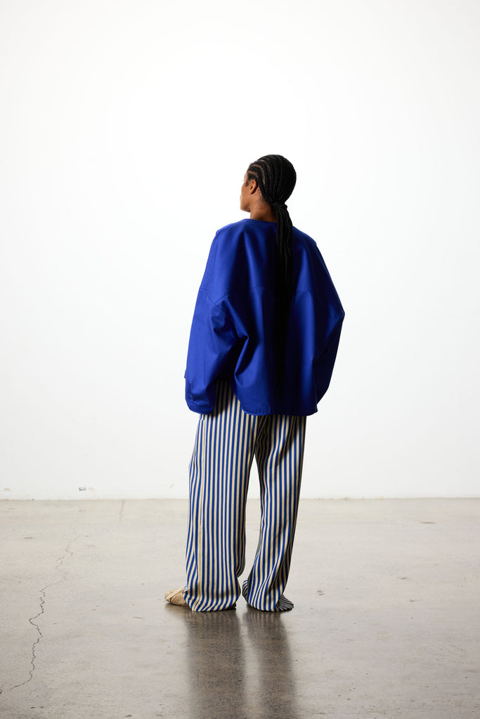 Marc Pants - Blue & Cream Stripe