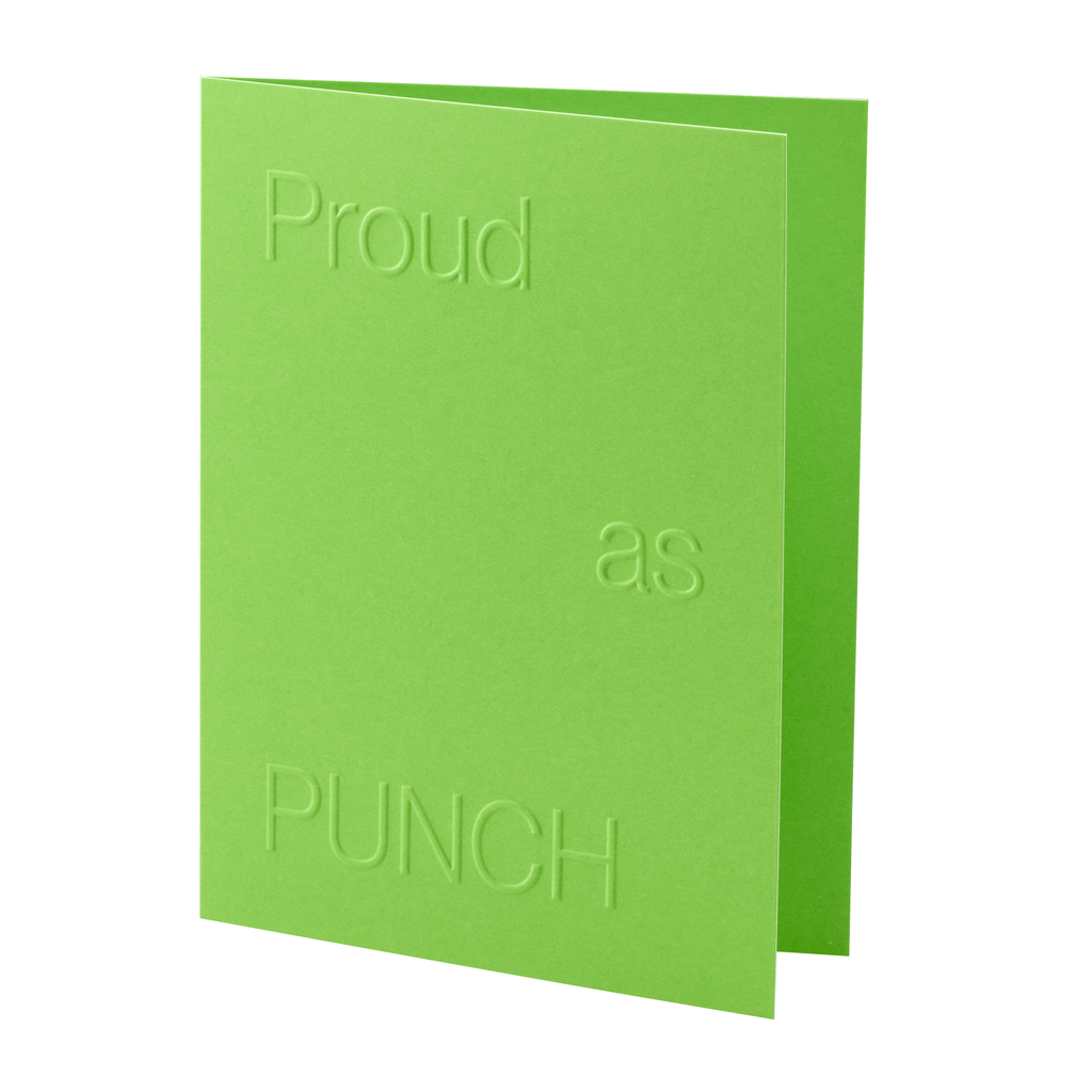 Card - Proud as Punch