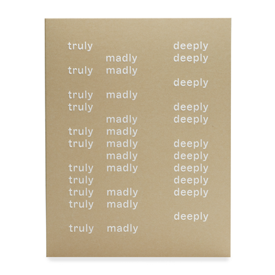 Card - Truly Madly Deeply