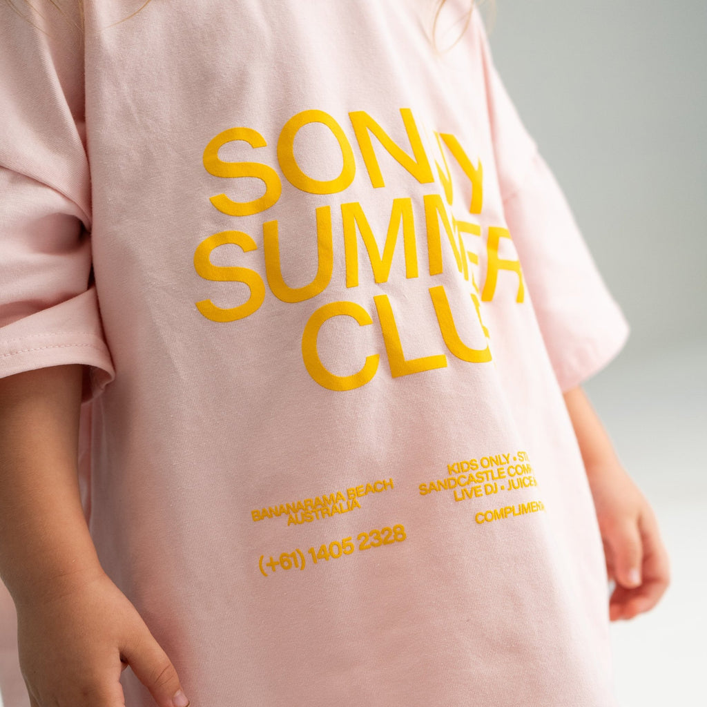 Summer Club Tee - Pink