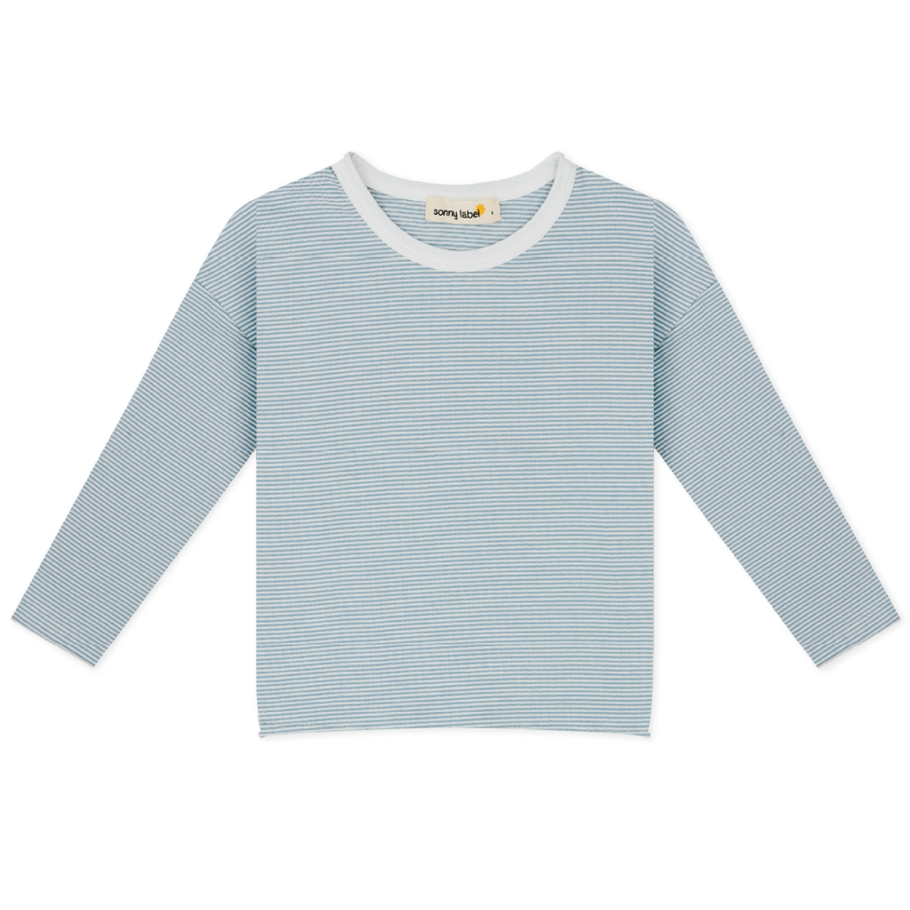 Stripe Long Sleeved Tee - Blue