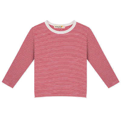 Stripe Long Sleeved Tee - Red