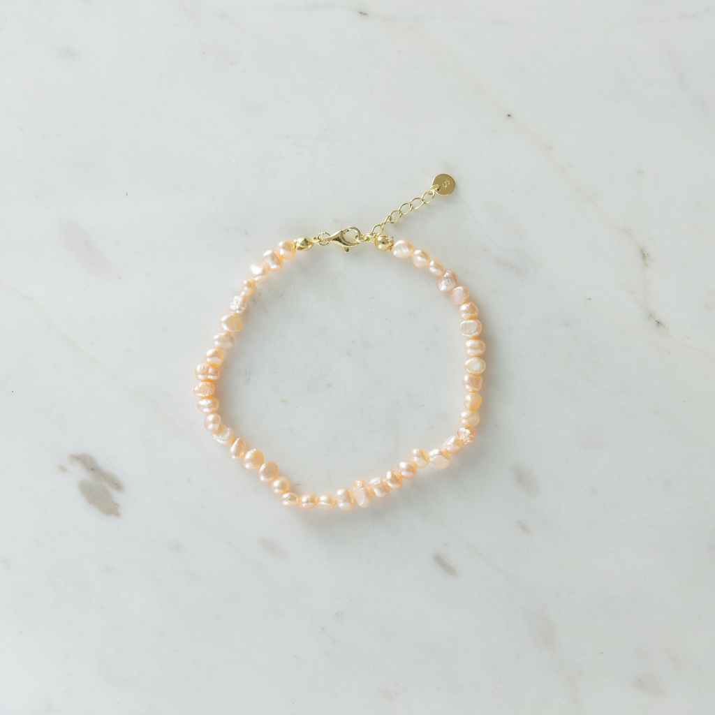 Peachy in Pearls Bracelet