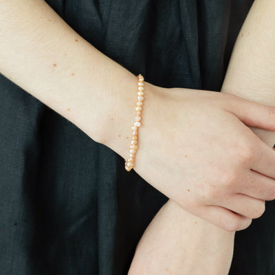 Peachy in Pearls Bracelet