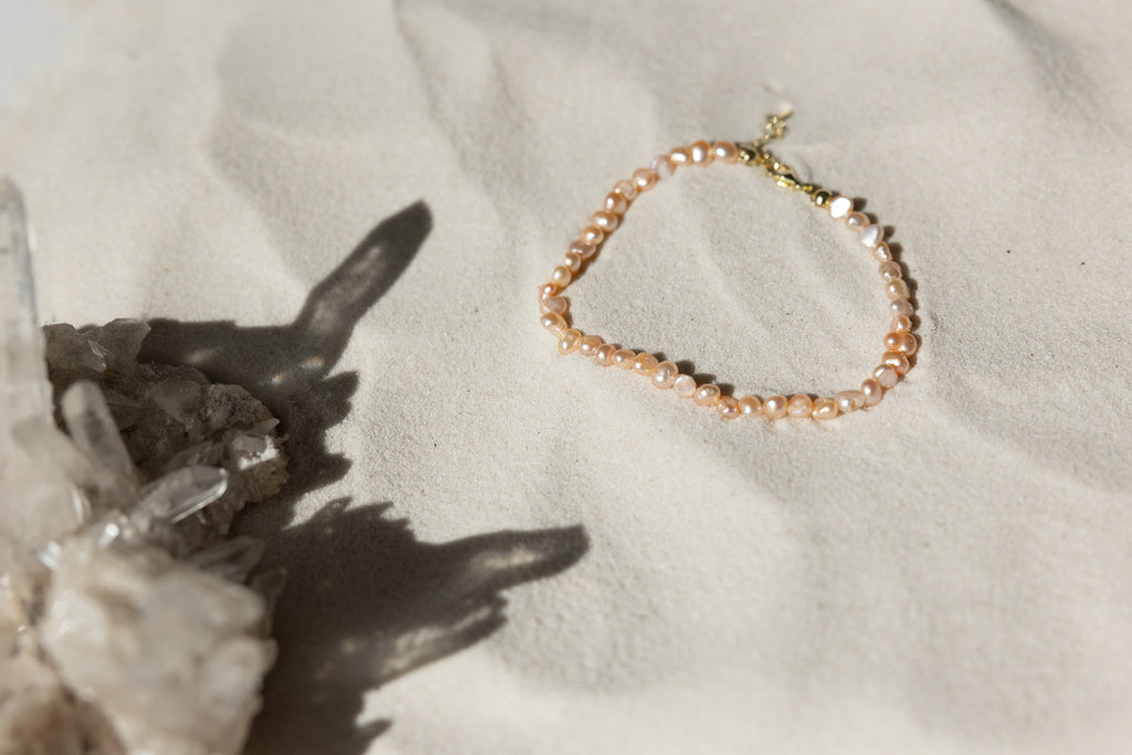 Peachy in Pearls Bracelet