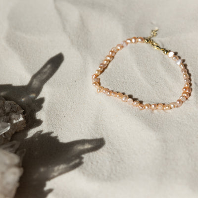 Peachy in Pearls Bracelet