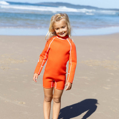 Kids' Wetsuit - Tomato