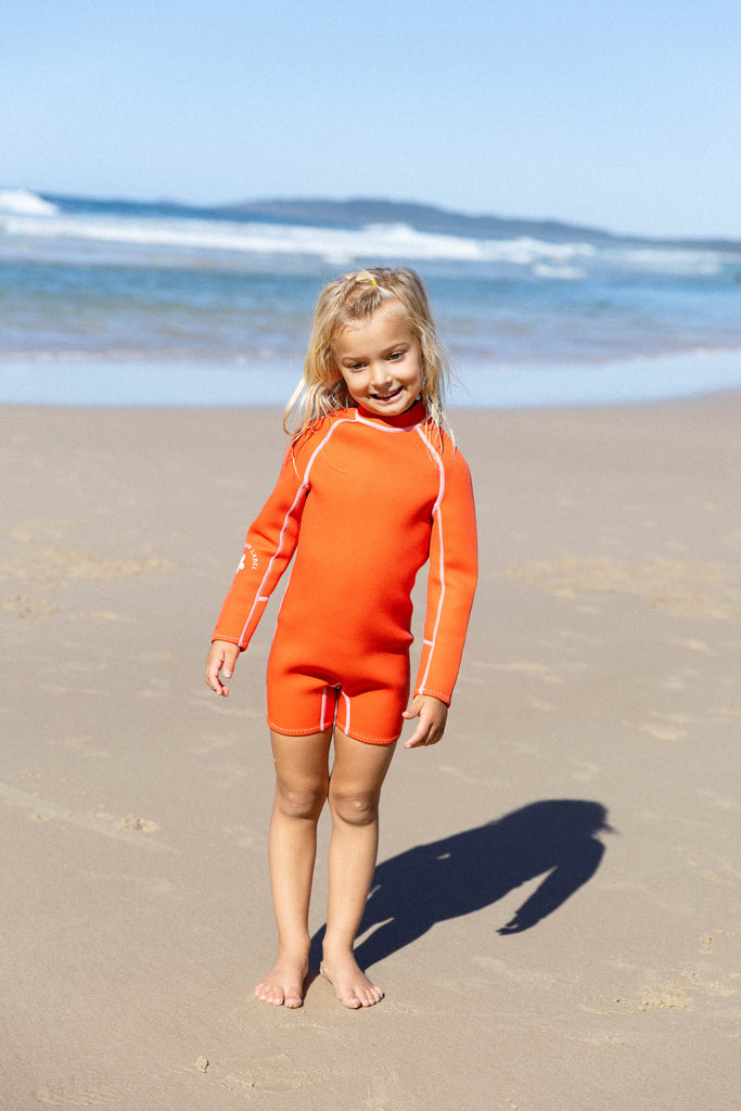 Kids' Wetsuit - Tomato