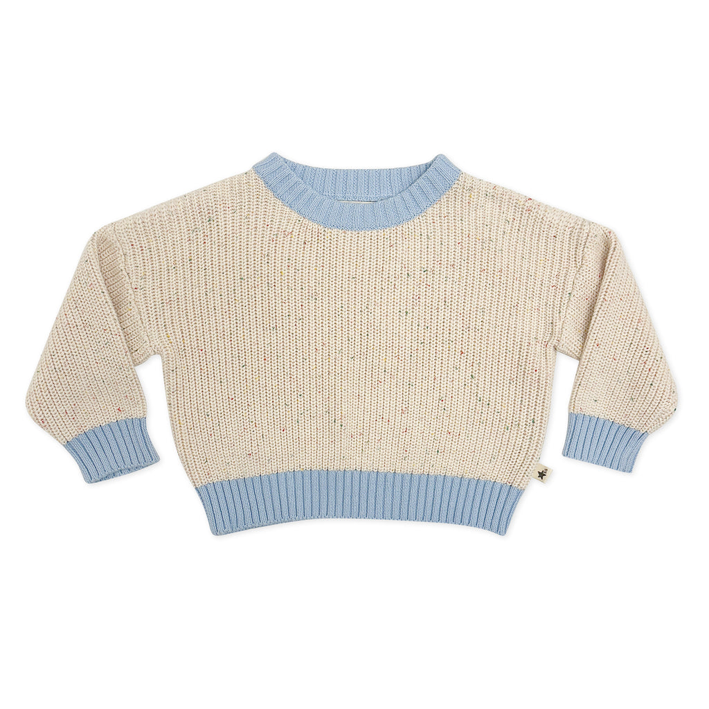 Freckle Knit - Baby Blue