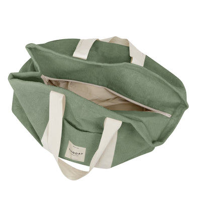 Towelling Beach Bag - Tallow