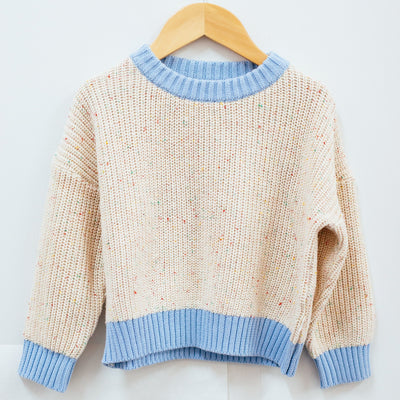 Freckle Knit - Baby Blue