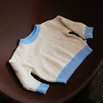 Freckle Knit - Baby Blue