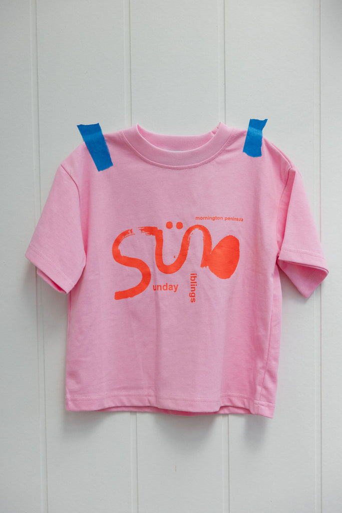 Sole Tee - Pink & Red