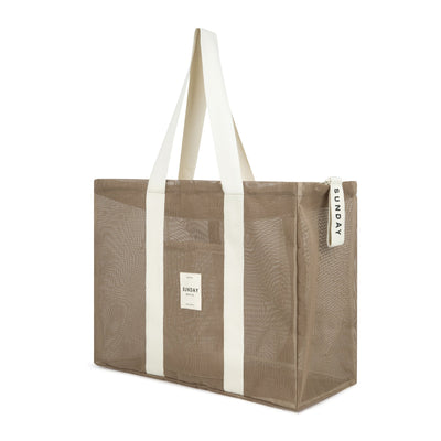 Mesh Beach Bag - Husk