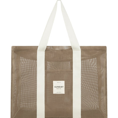 Mesh Beach Bag - Husk