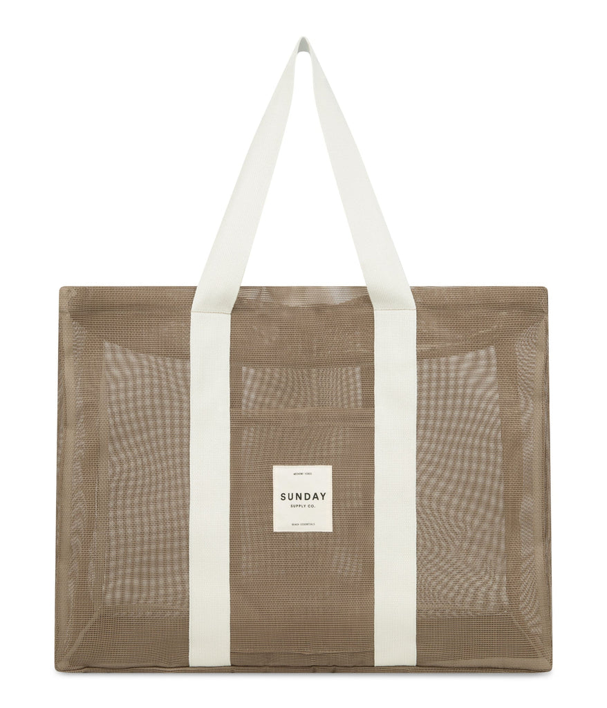 Mesh Beach Bag - Husk