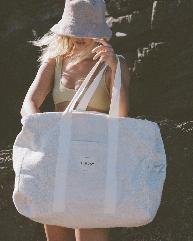 Towelling Beach Bag - Dunes