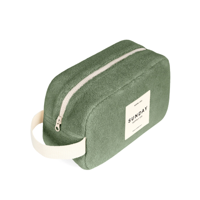 Towelling Pouch - Tallow