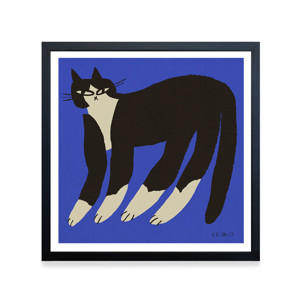 Print - Cat in Blue