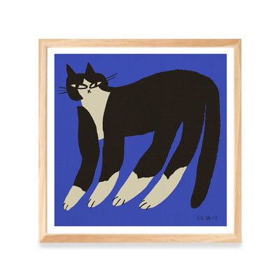 Print - Cat in Blue