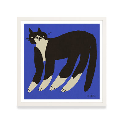 Print - Cat in Blue