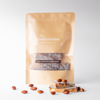 Dark Chocolate & Almond Toffee Pouch