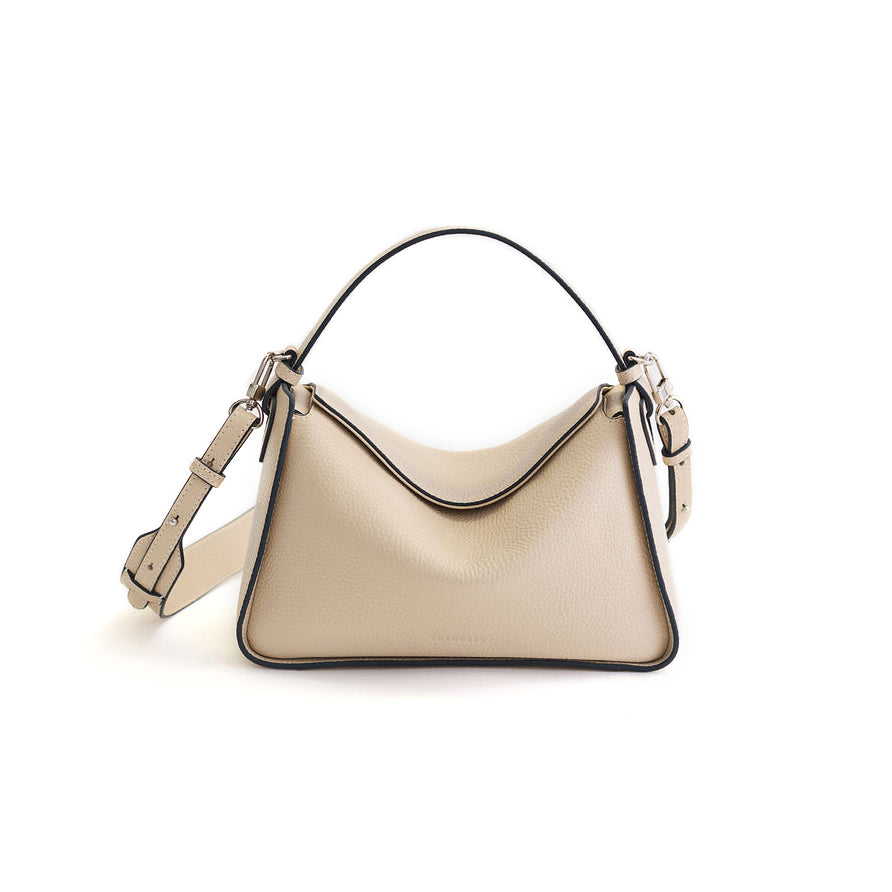 Clementine Bag - Oat Pebbled Leather