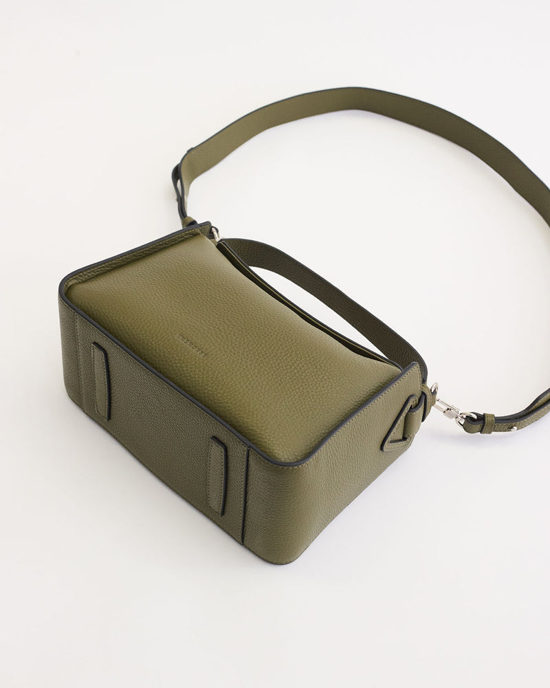 Clementine Bag - Olive Pebbled Leather