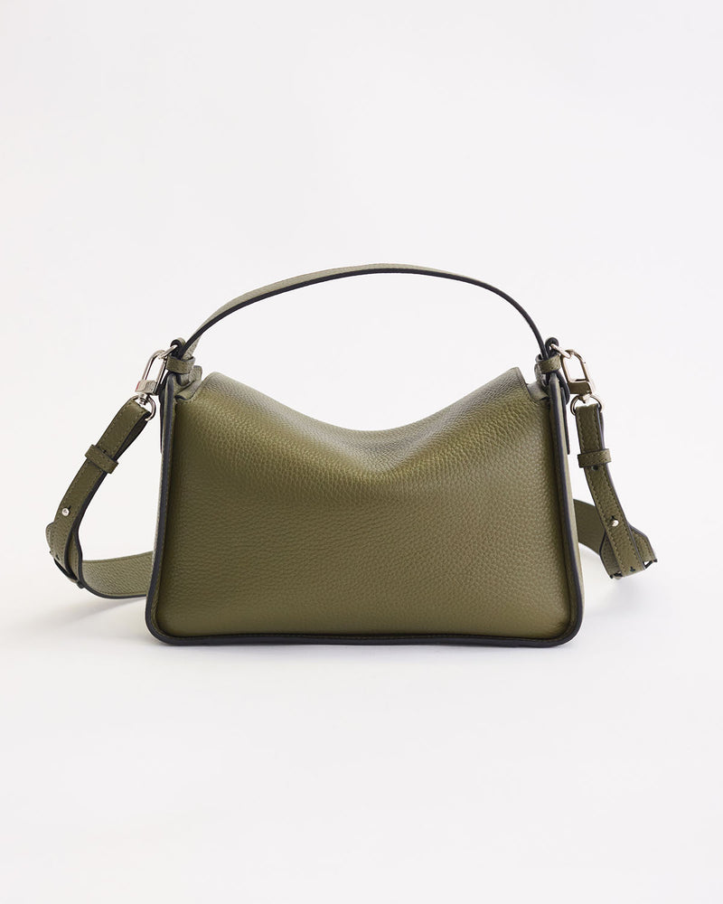 Clementine Bag - Olive Pebbled Leather