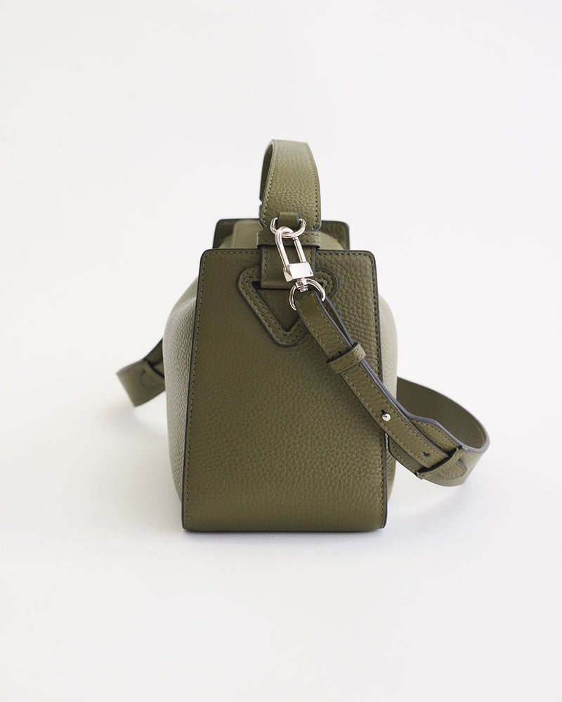 Clementine Bag - Olive Pebbled Leather