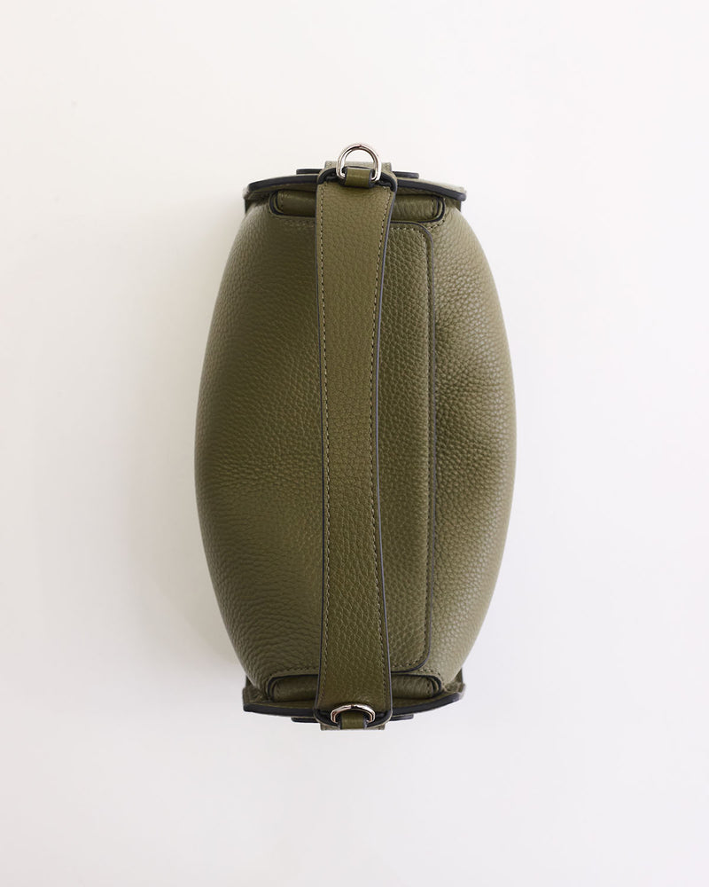 Clementine Bag - Olive Pebbled Leather