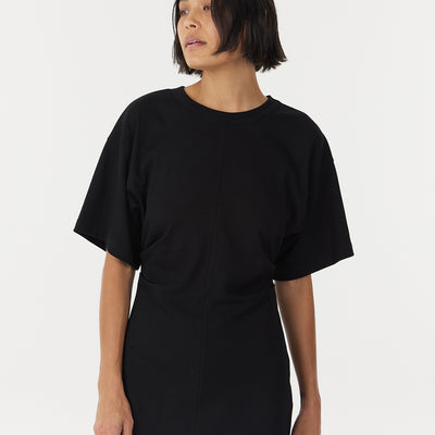 Momentum Tee Mini Dress - Black