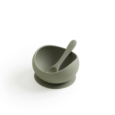 Bowl & Spoon Set - Olive