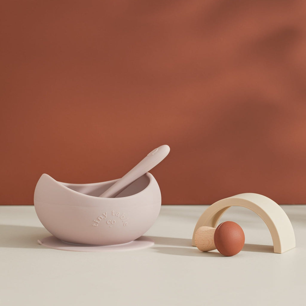 Bowl & Spoon Set - Petal