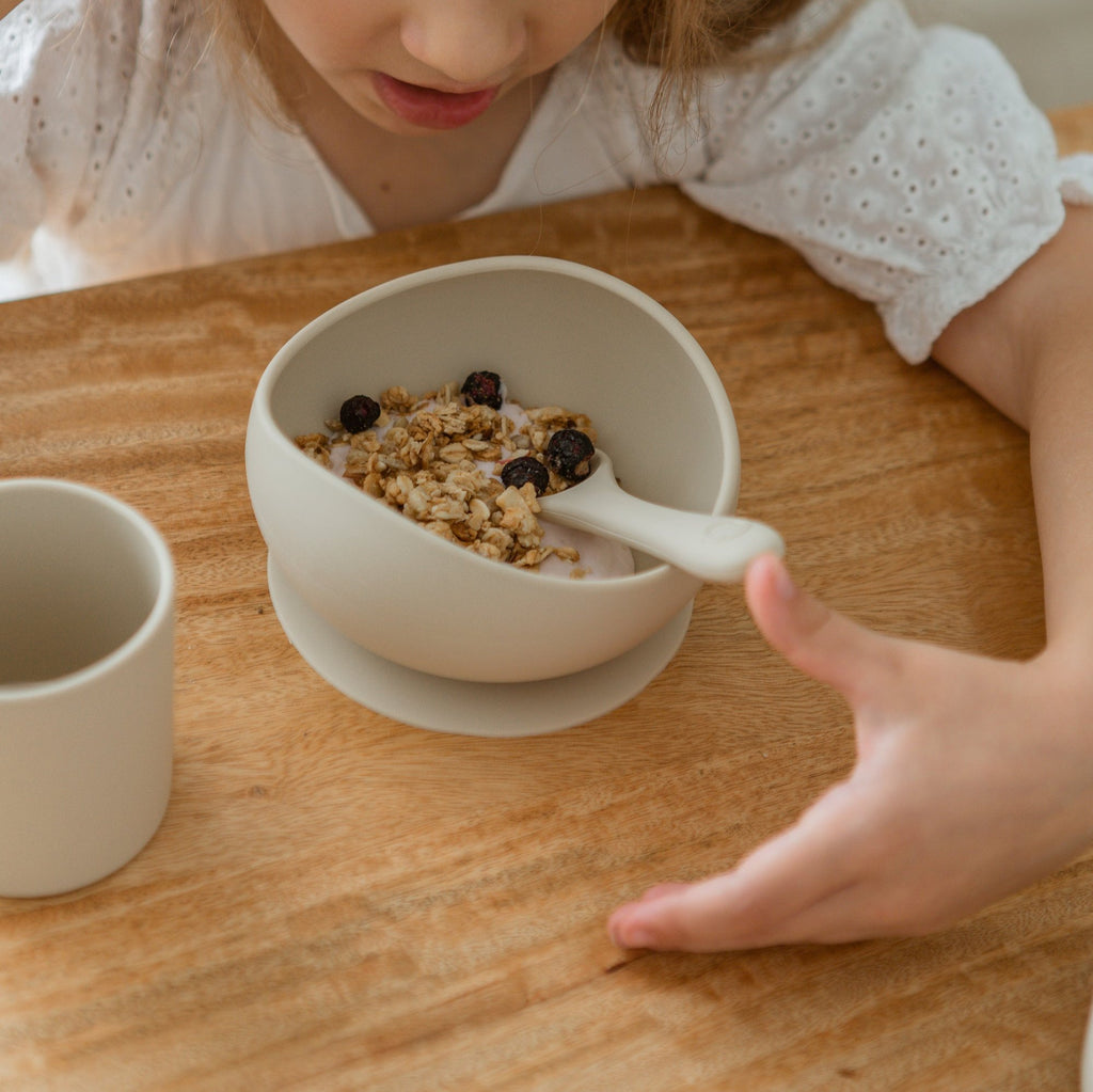 Bowl & Spoon Set - Sand